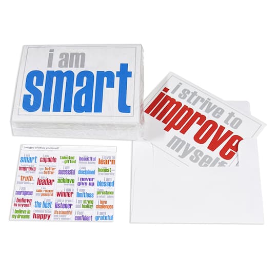 Inspired Minds Note Cards and Envelopes, Set of 30 Titles